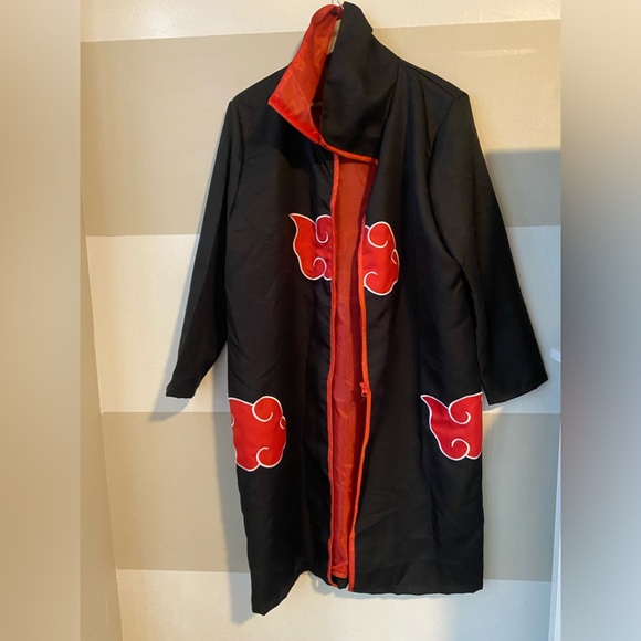 Naruto Tobi Obito Cosplay Costume
Akatsuki Long Sleeve Cloak SMALL
ADULT - Picture 6 of 10